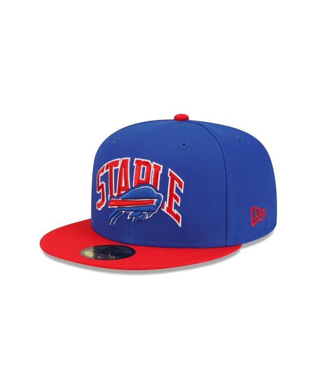 Mens New Era Royal/Red Buffalo Bills NFL x Staple Collection 59FIFTY Fitted Hat Product Image