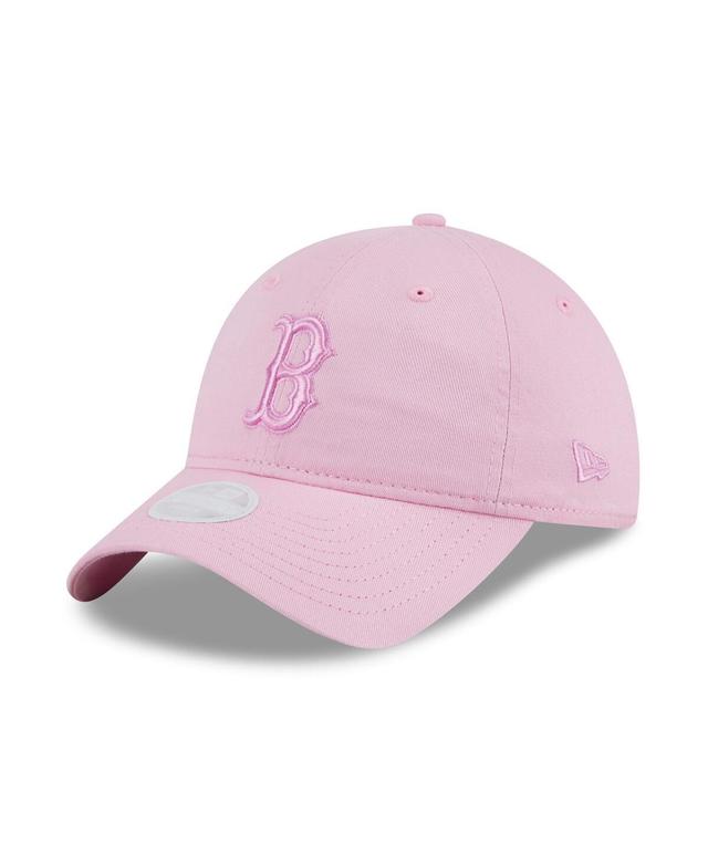 New Era Womens Boston Red Sox Fondant Pink 9Twenty Adjustable Hat Product Image