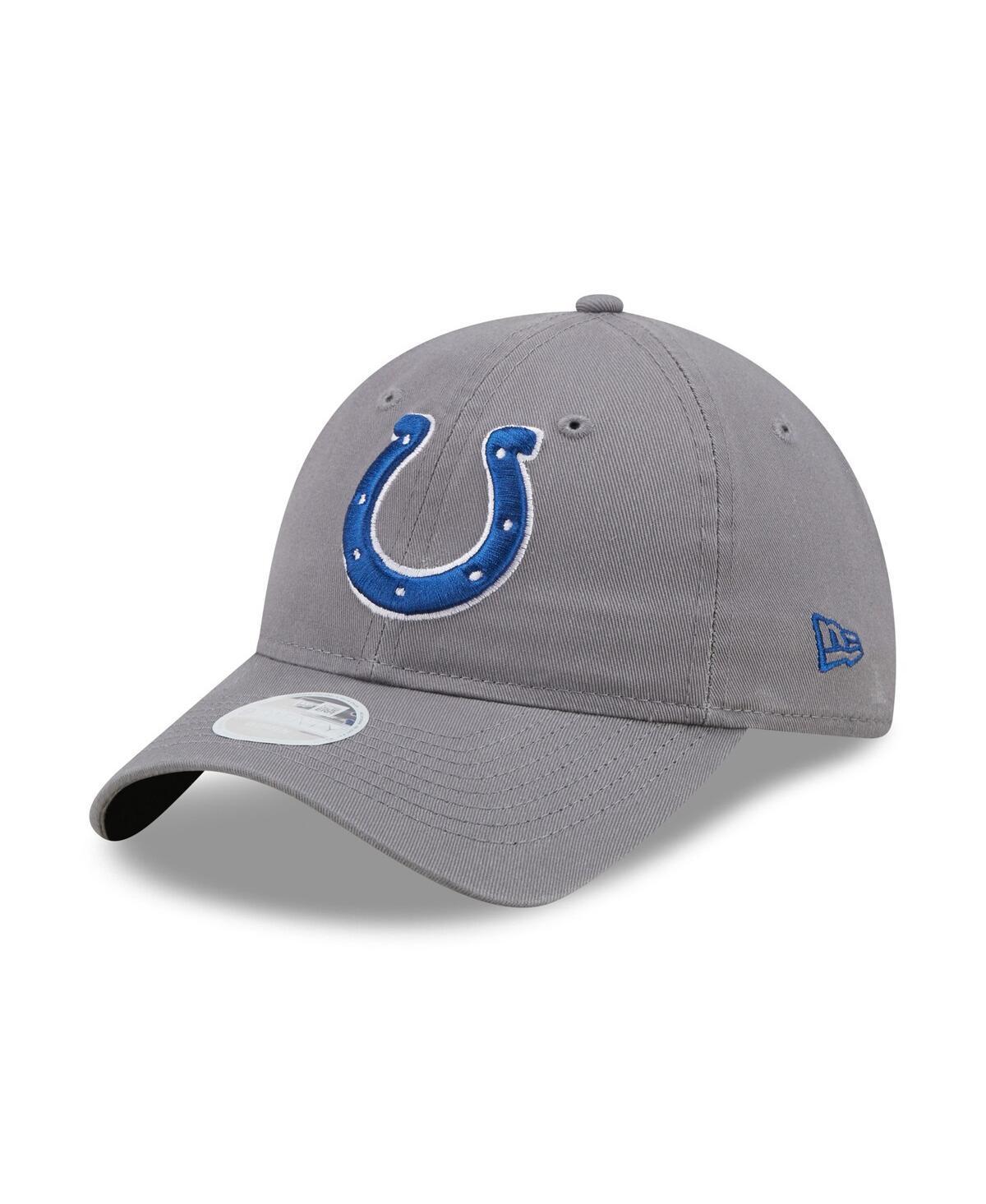 Womens New Era Graphite Indianapolis Colts Core Classic 2.0 9TWENTY Adjustable Hat Product Image