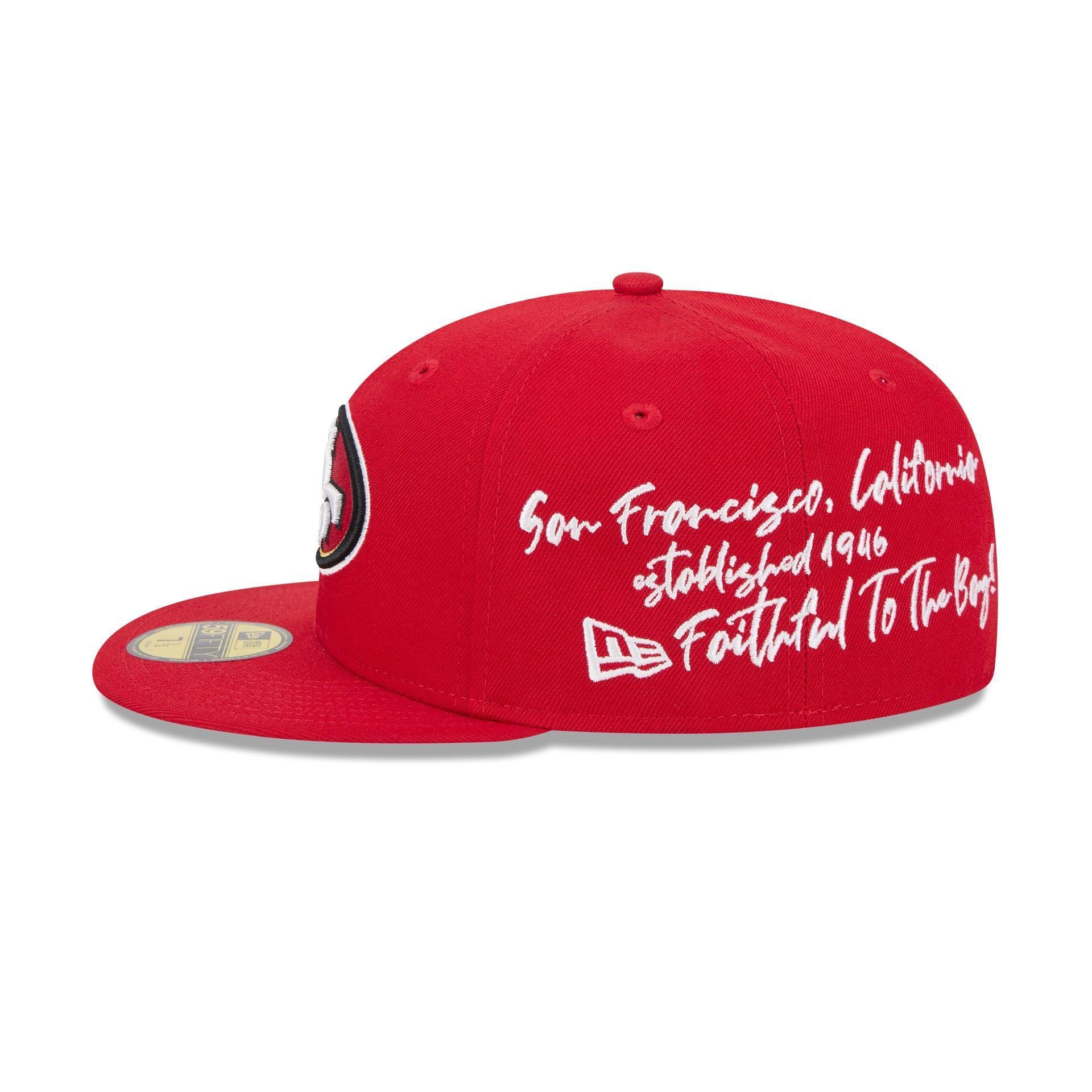 San Francisco 49ers Team Verbiage 59FIFTY Fitted Hat Male Product Image