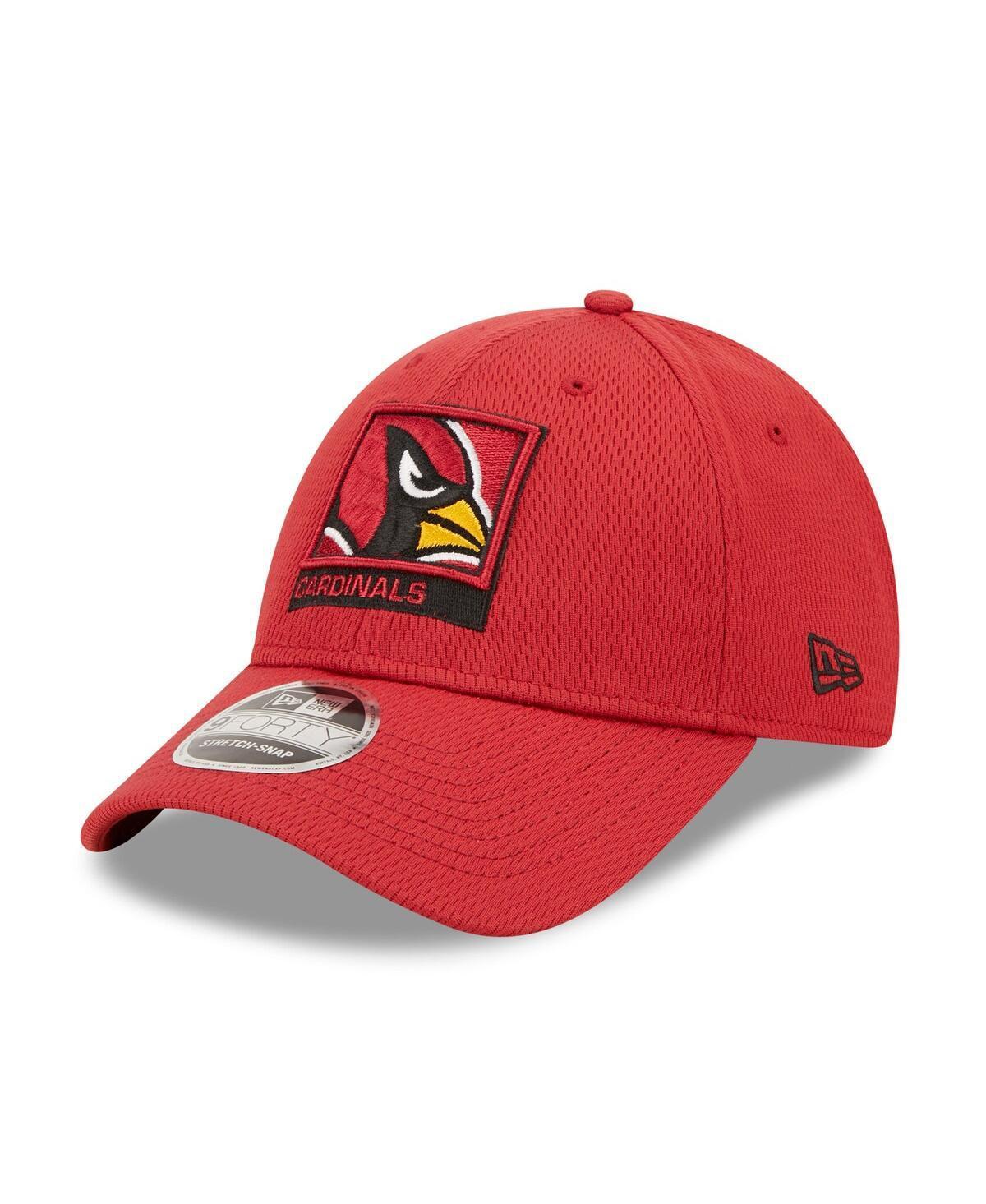 Mens New Era Cardinal Arizona Cardinals Framed AF 9FORTY Snapback Hat Product Image