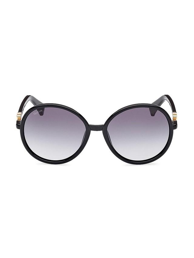 Max Mara 58mm Gradient Round Sunglasses Product Image