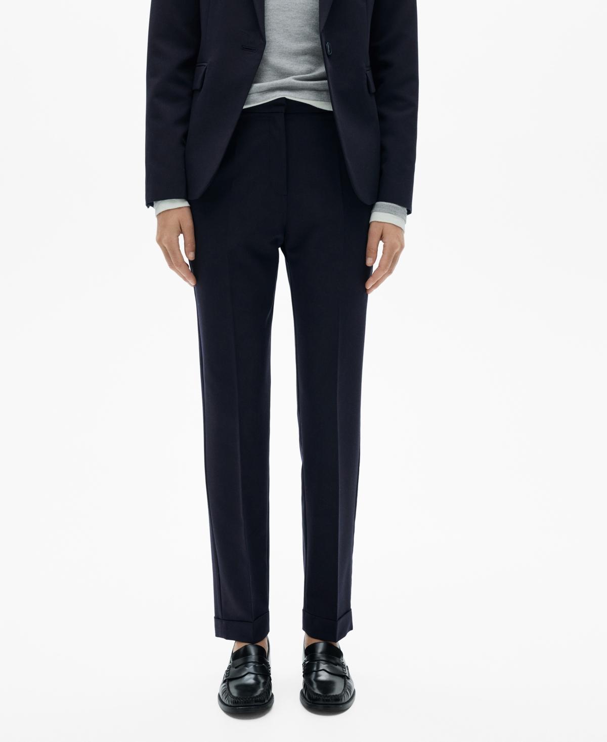 Mango Womens Straight Suit Pants Product Image