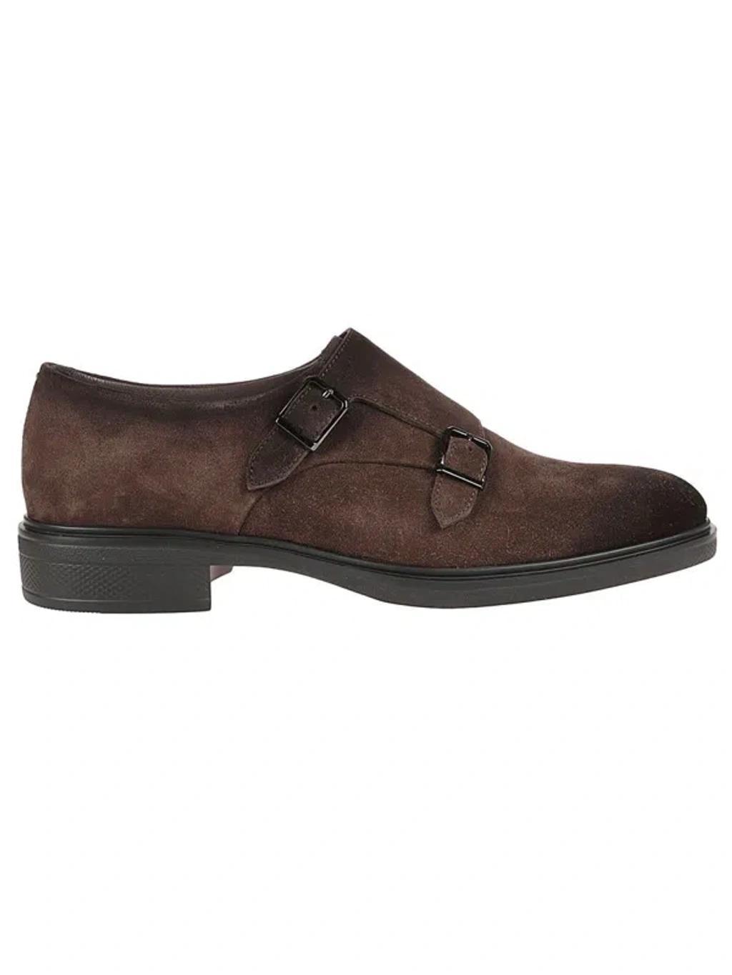 SANTONI Loafers In Brown Product Image