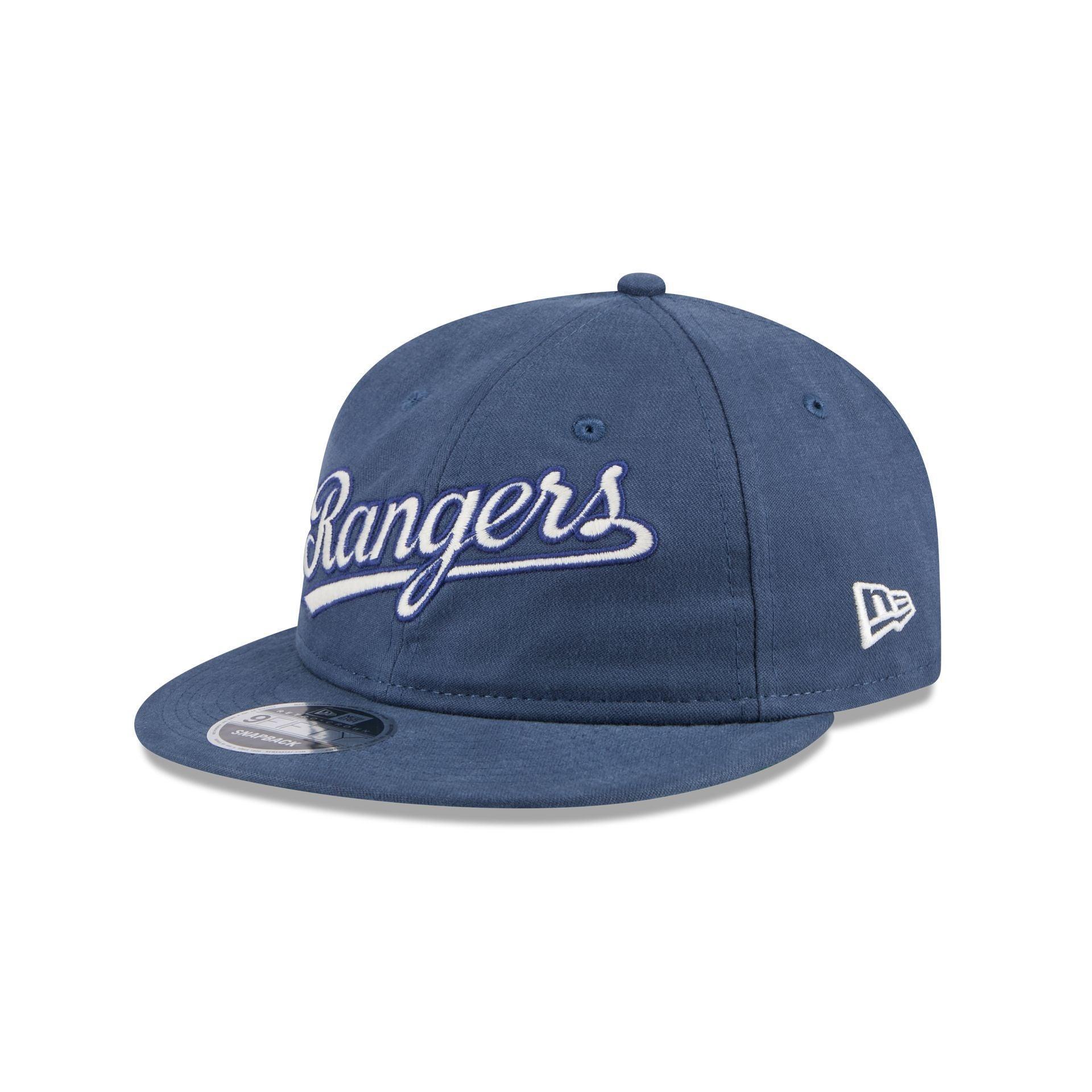 Texas Rangers Vintage Retro Crown 9FIFTY Snapback Hat Male Product Image