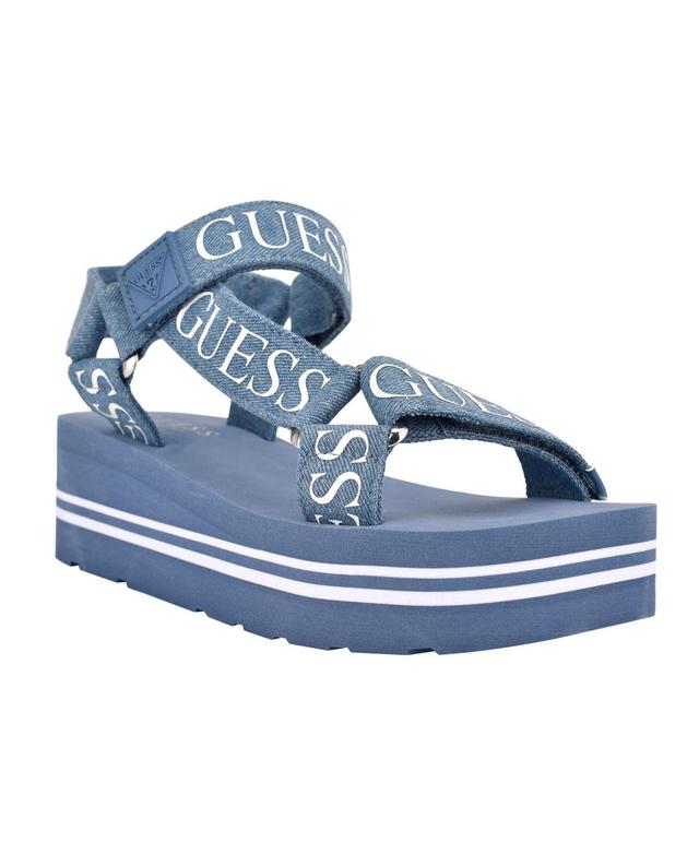 Guess Womens Avin Logo Sport Sandals Womens Shoes Product Image