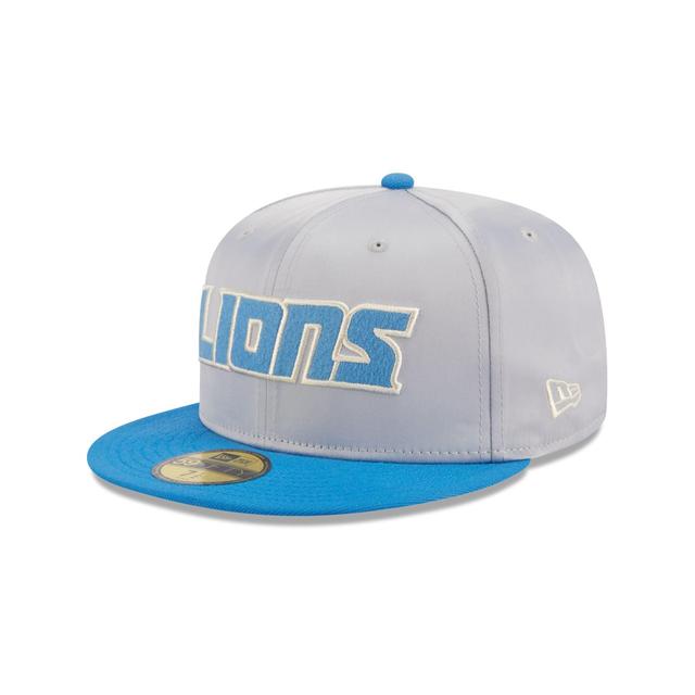 Detroit Lions Satin 59FIFTY Fitted Hat Male Product Image