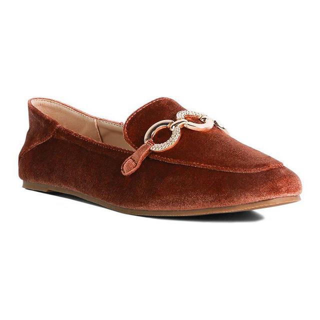 London Rag Womens Metal Detail Loafers Product Image