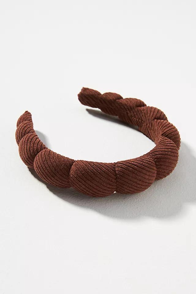 Velvet Corduroy Bubble Headband Product Image