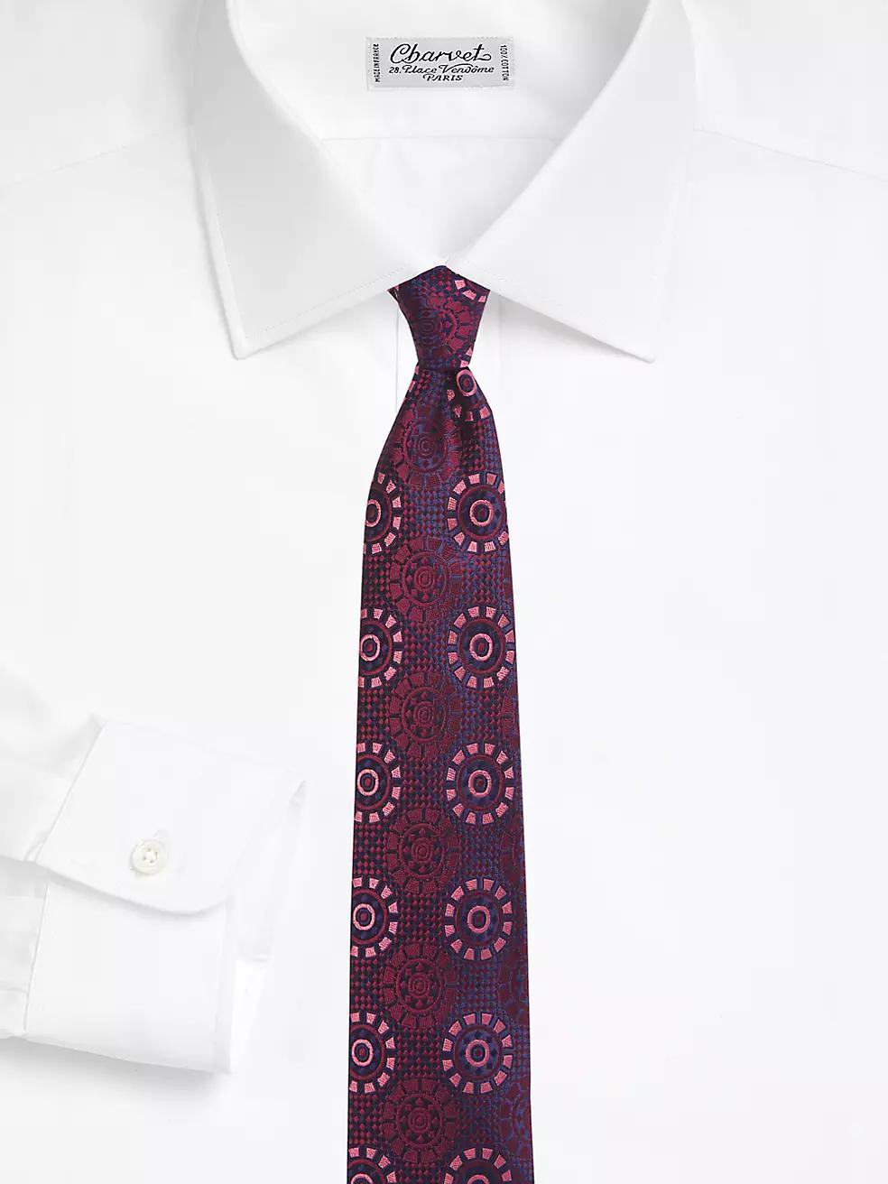 Medallion Woven Silk Tie Product Image