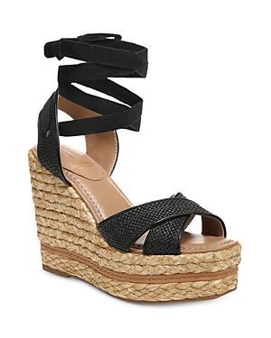 Sam Edelman Vaughn Ankle Wrap Espadrille Platform Wedge Sandal Product Image