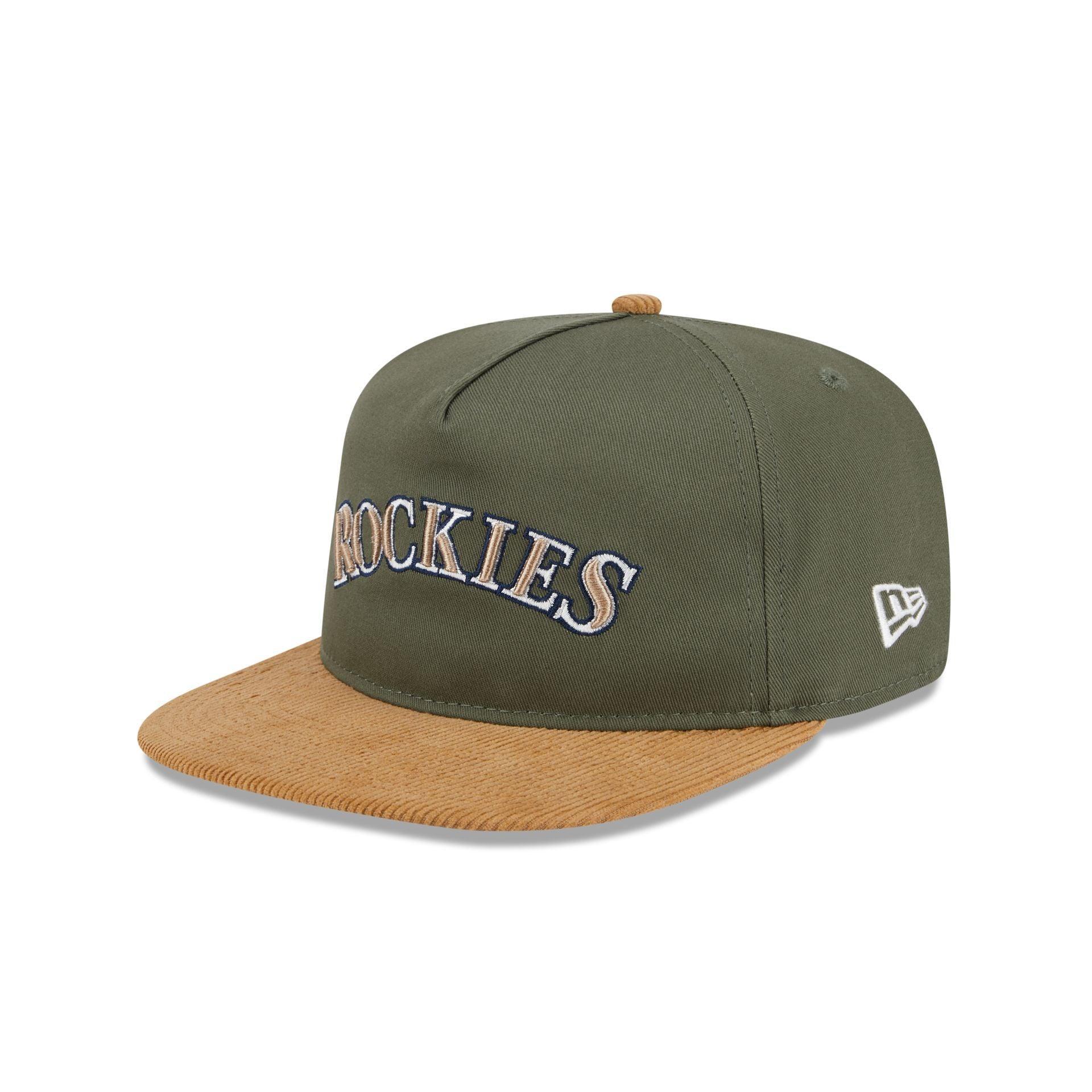 Colorado Rockies Olive Green Golfer Hat Male Product Image