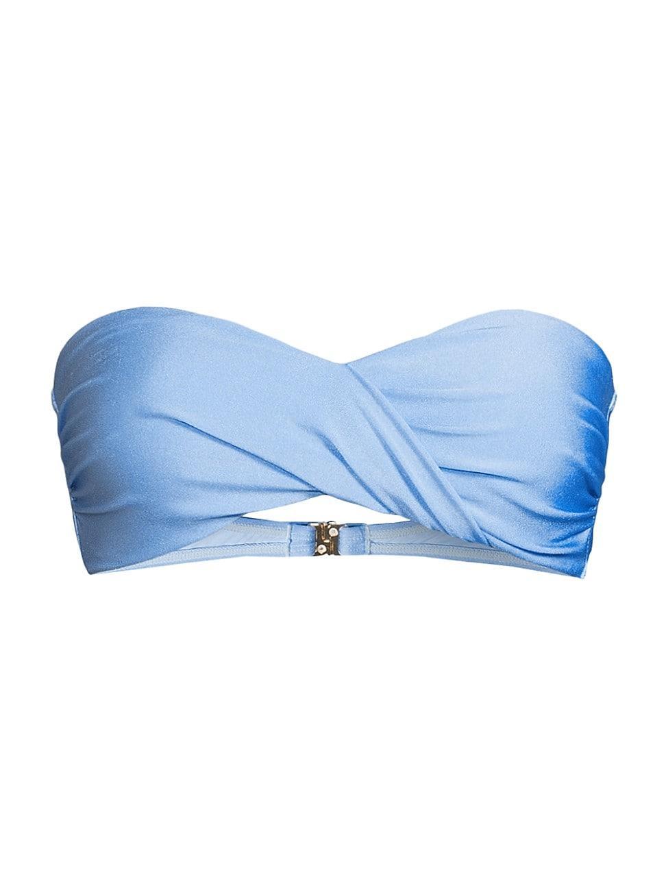 Womens Twisted Bandeau Bikini Top Product Image