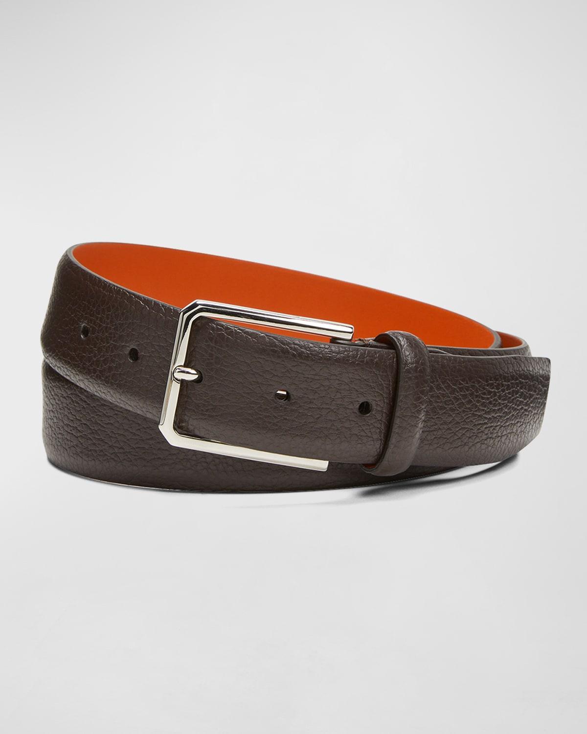 Mens Adjustable Leather Belt Product Image