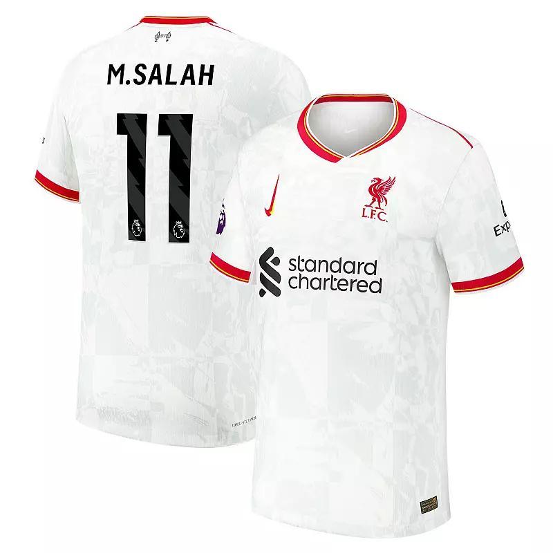 Mens Nike Mohamed Salah White Liverpool 2024/25 Third Authentic Jersey Product Image