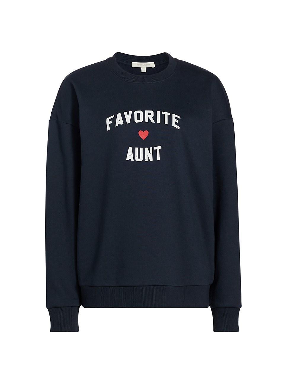 Womens Favorite Aunt Heart Logo Sweatshirt Product Image