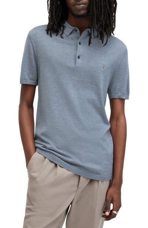 AllSaints Mode Slim Fit Merino Wool Polo Product Image