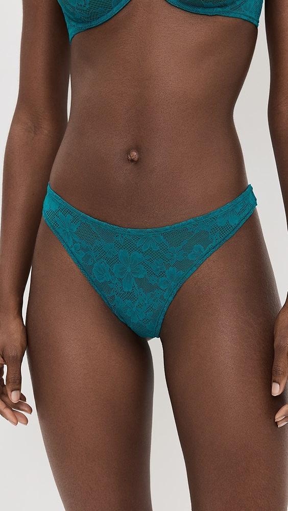 Fleur du Mal Le Stretch Lace Thong | Shopbop Product Image