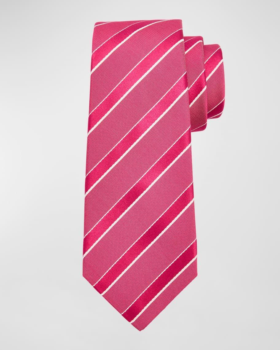 Men's Silk Tonal Stripe Tie Product Image