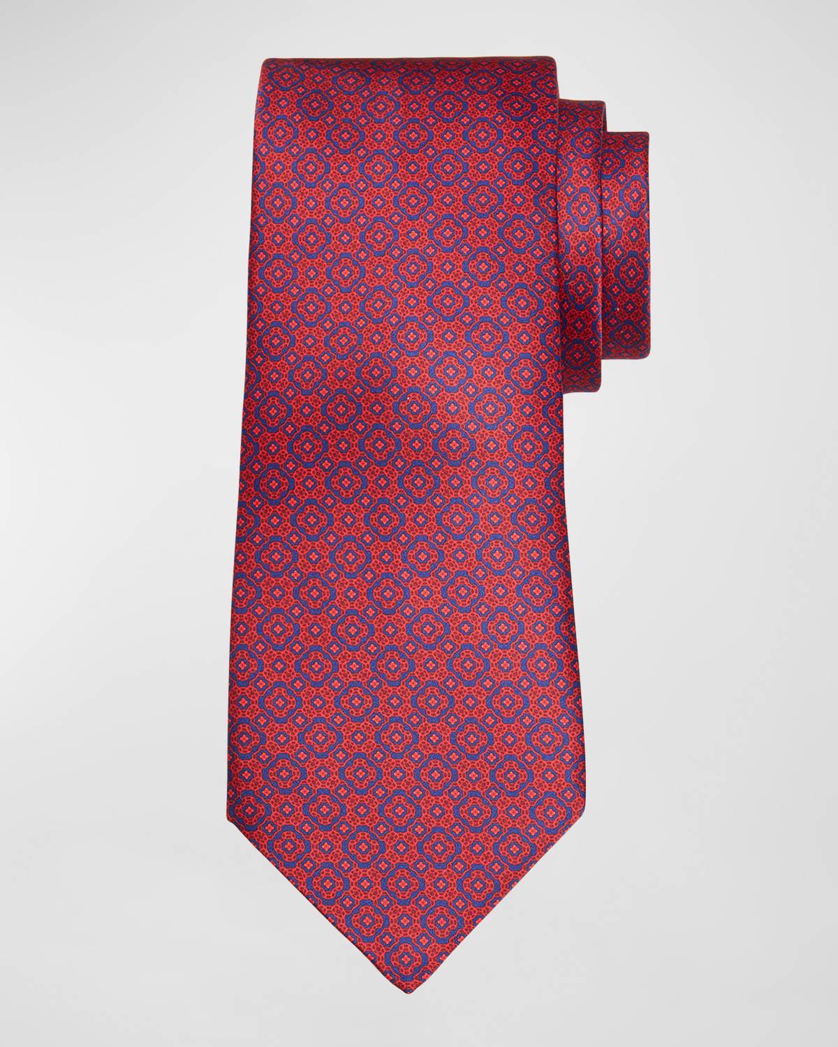 Mens Medallion Silk Tie Product Image