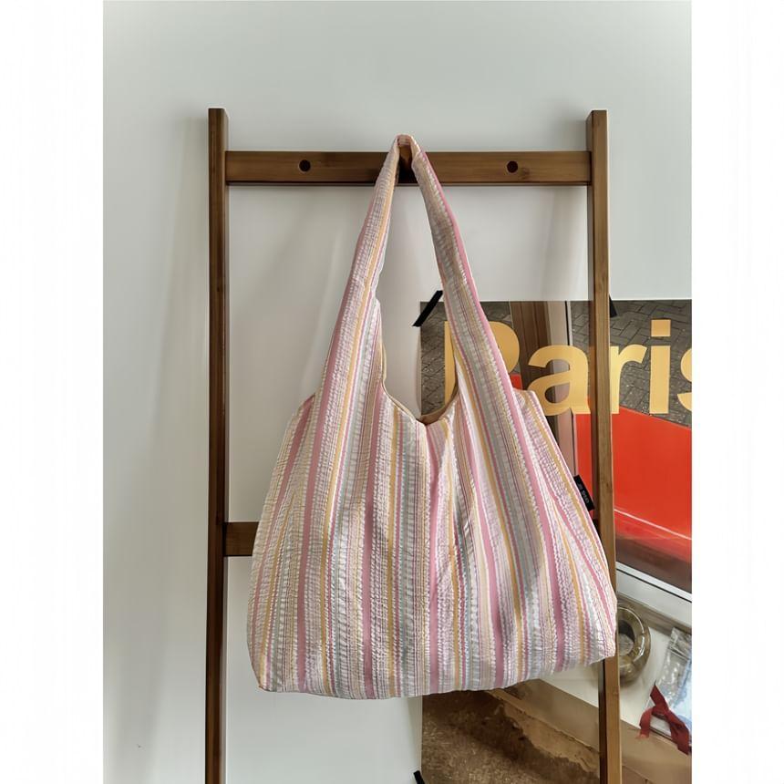 Striped Tote Bag Product Image