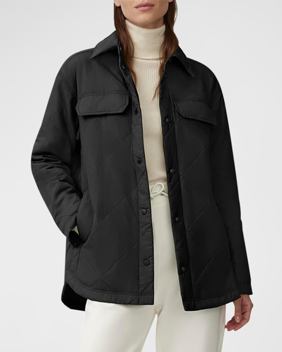 Albany Lightweight Water-Repellent Quilted Shirt Jacket Product Image