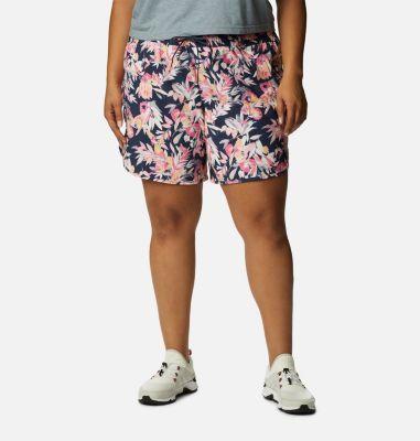 Columbia Women's Bogata Bay Stretch Printed Shorts - Plus Size- Product Image