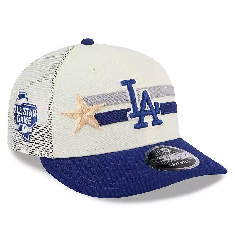 Mens New Era Cream/Royal Los Angeles Dodgers 2024 MLB All-Star Game Workout Meshback Low Profile 9FIFTY Snapback Hat Product Image