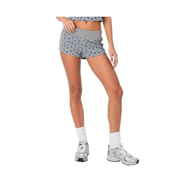 Womens Wildflower Waffle Low Rise Micro Shorts Product Image