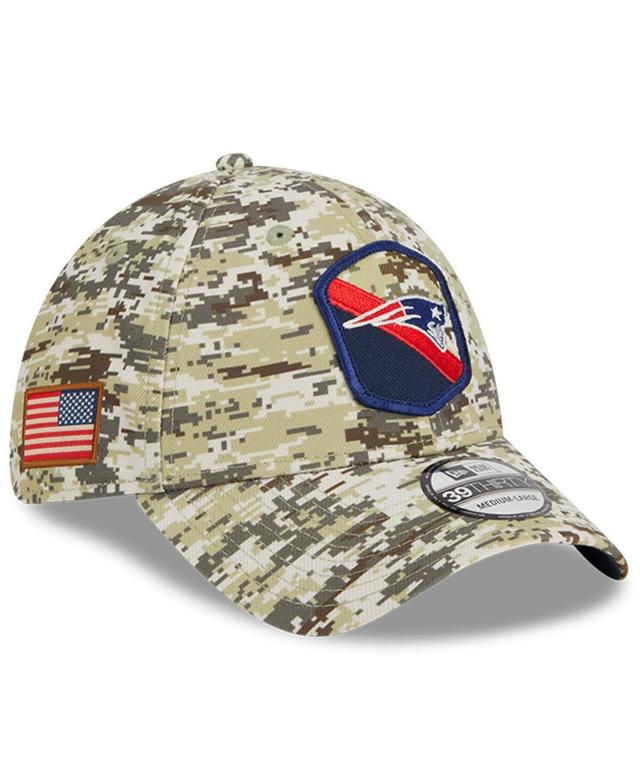 Mens New Era Camo New England Patriots 2023 Salute To Service 39THIRTY Flex Hat Product Image