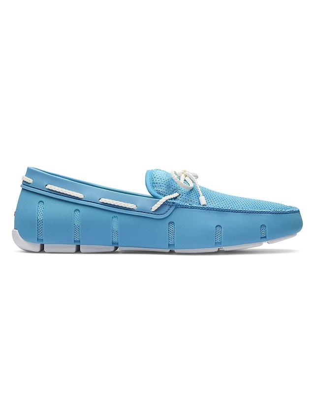 Mens Braided-Lace Waterproof Loafers Product Image