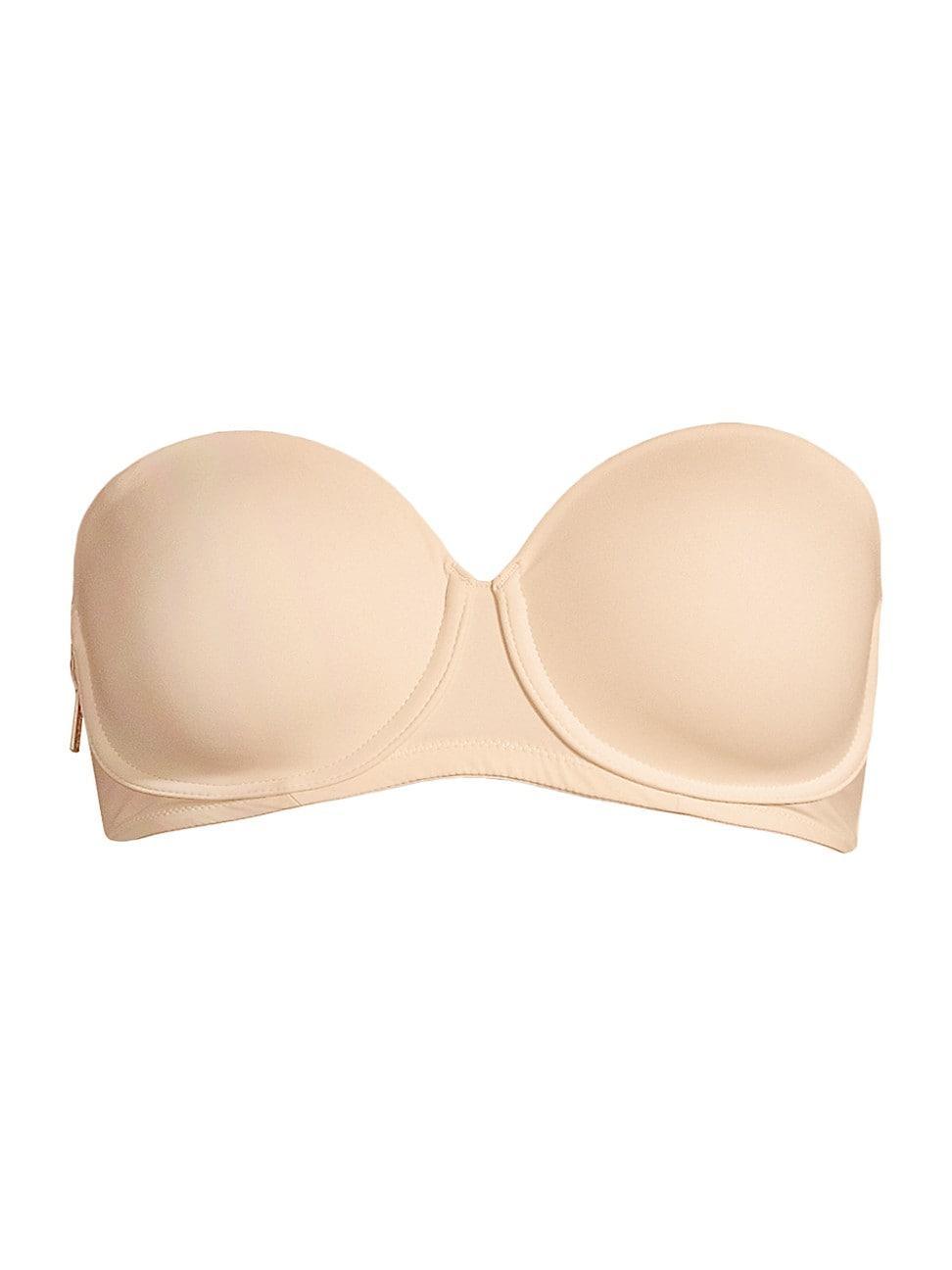 Womens Invisible Strapless Swim Bra Product Image