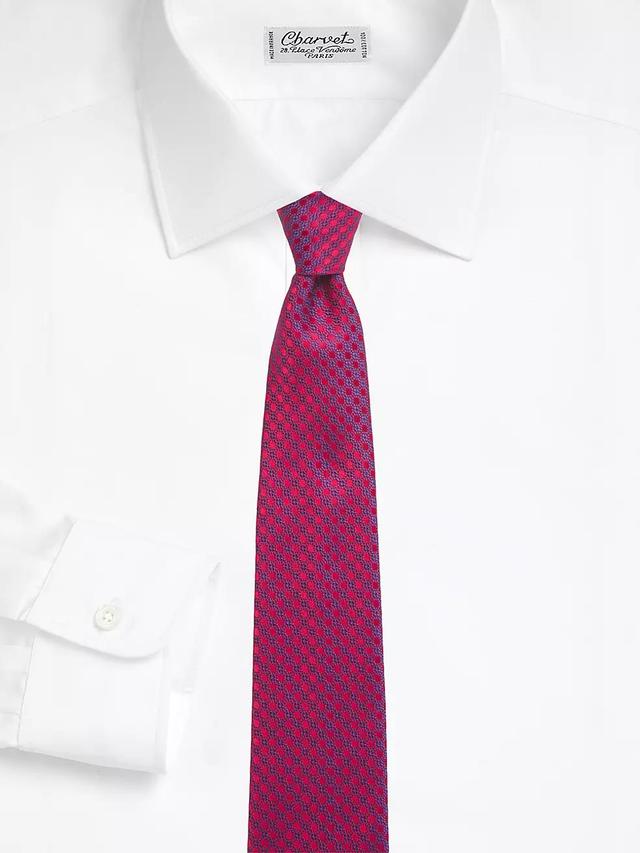 Geometric Woven Silk Tie Product Image