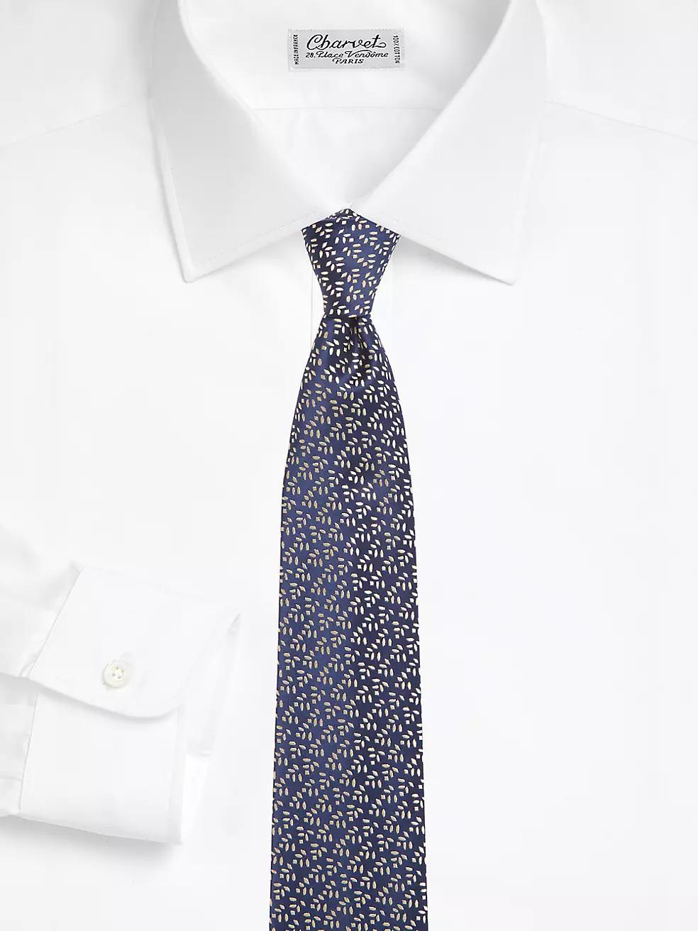 Leaf Woven Silk Tie Product Image