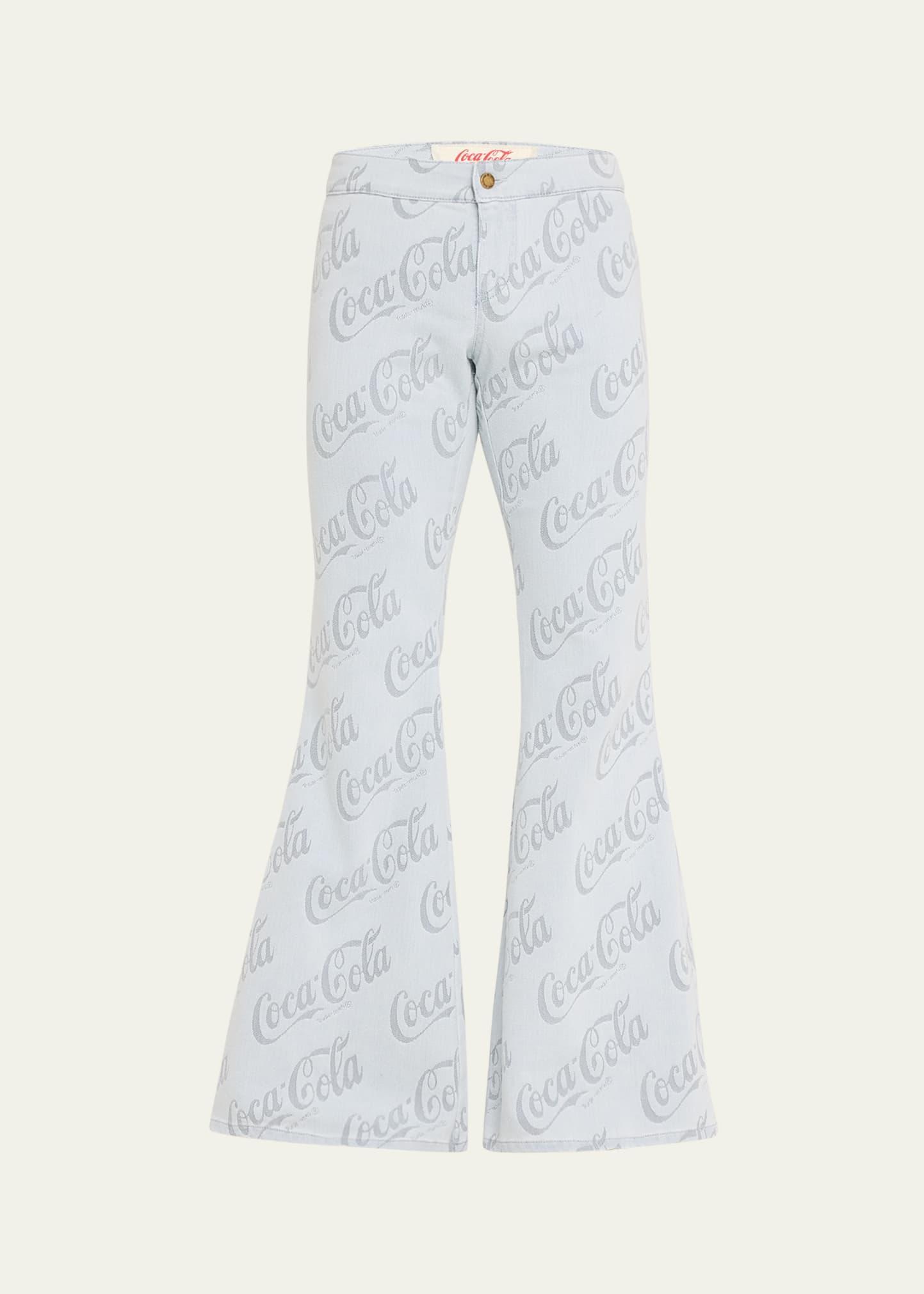 Mens Coca-Cola Flare Jeans Product Image