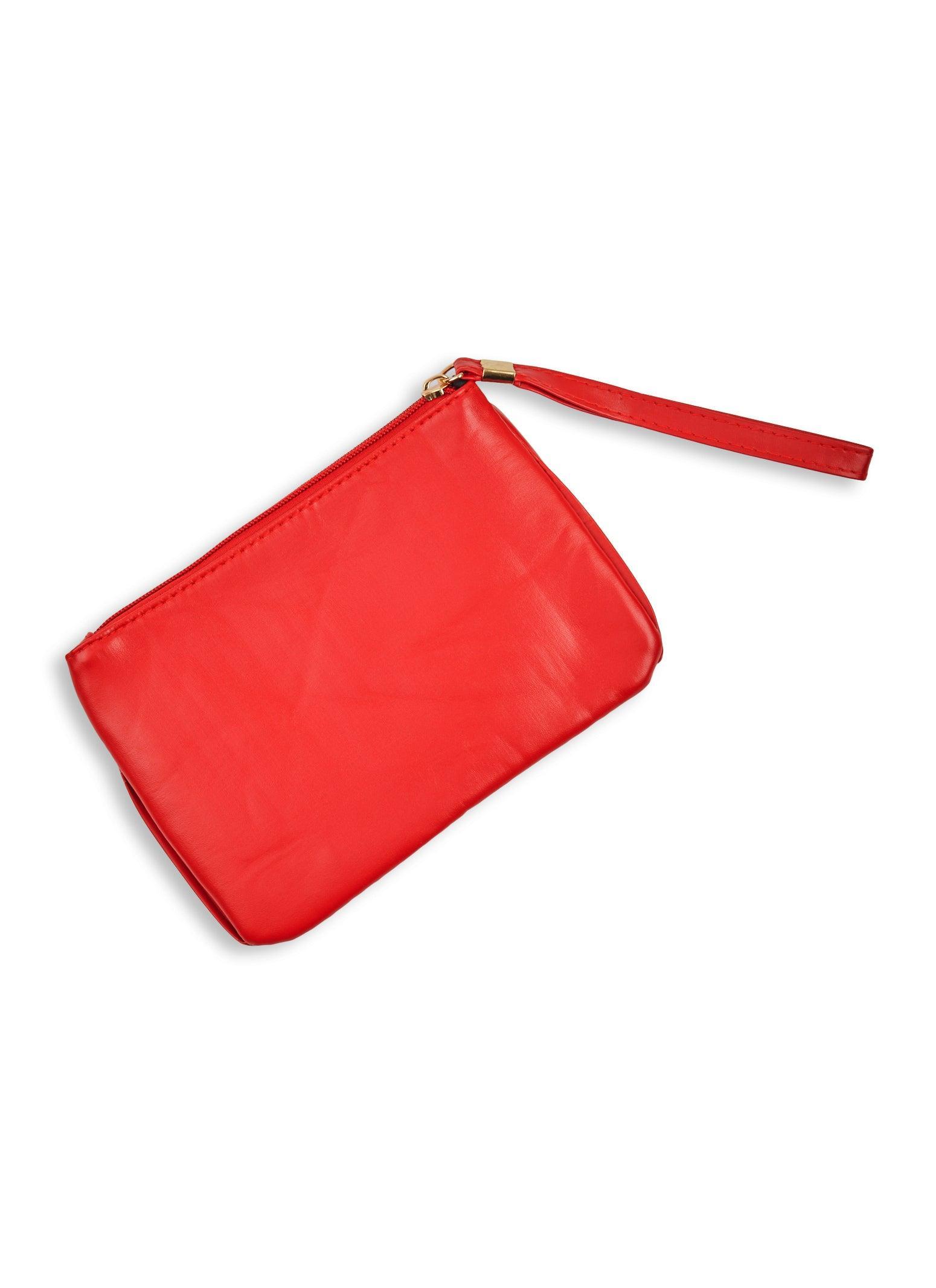 Pleated Clutch Wristlet Female Product Image