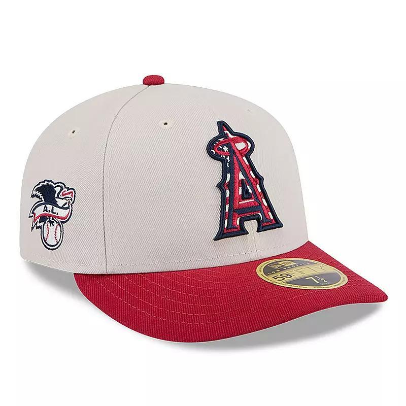 New Era Mens Red Los Angeles Angels 2024 Fourth of July Low Profile 59FIFTY Fitted Hat Product Image