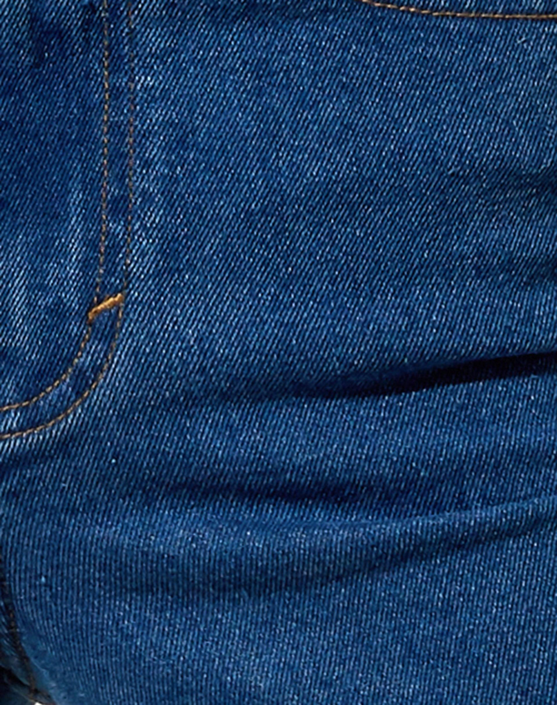 Split Bootleg Jeans in Mid Wash Product Image