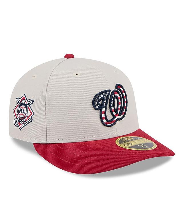 New Era Mens Red Washington Nationals 2024 Fourth of July Low Profile 59FIFTY Fitted Hat Product Image