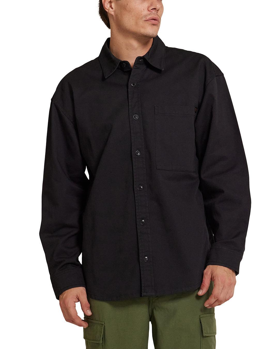 Frizell Twill Shirt - Anthracite Product Image