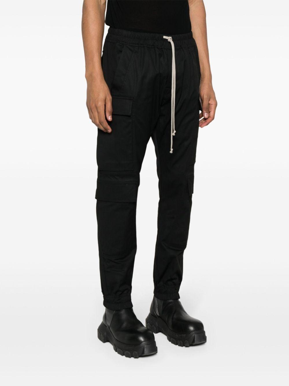 RICK OWENS Mastodon Cut Drawstring Pant In Black Product Image