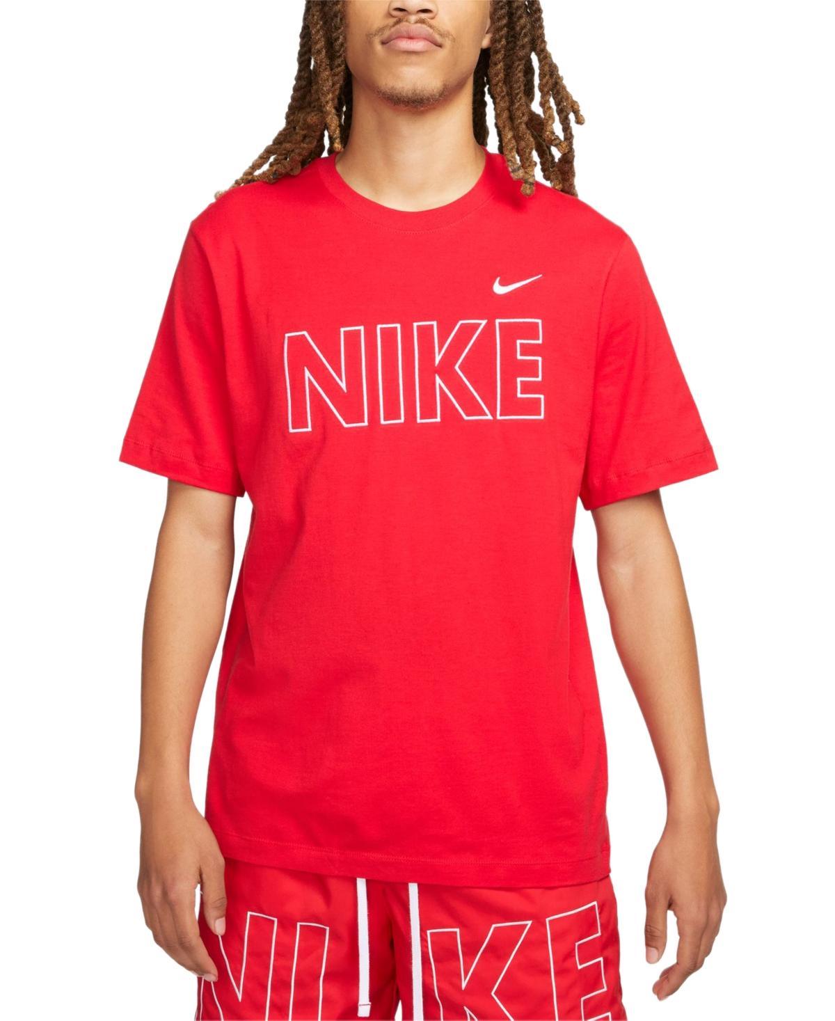 Nike Mens Sportswear Logo Graphic Short Sleeve Crewneck T-Shirt Product Image