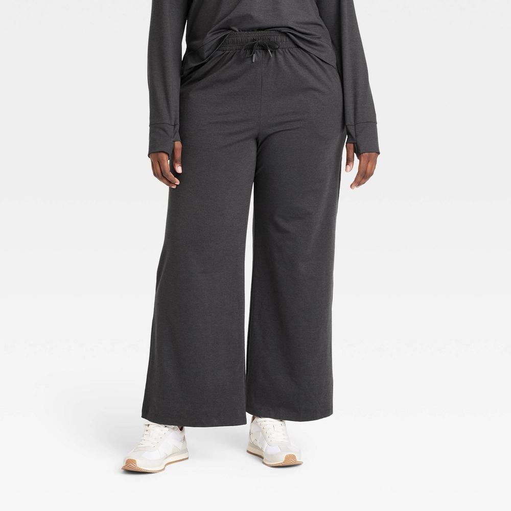 Women's Soft Stretch High-Rise Wide Leg Pants - All In Motion™ Product Image