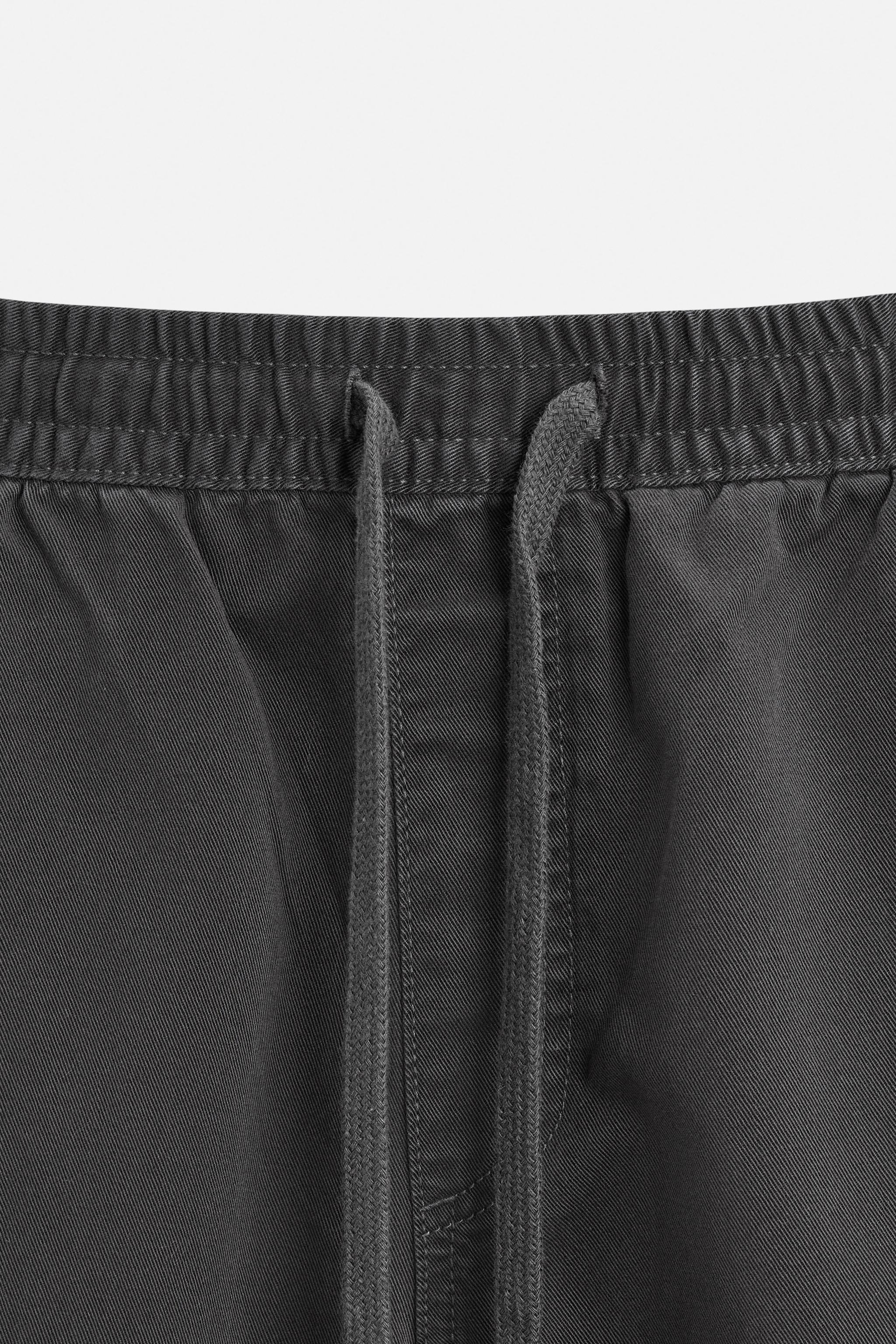 WASHED JOGGER WAIST PANTS Product Image