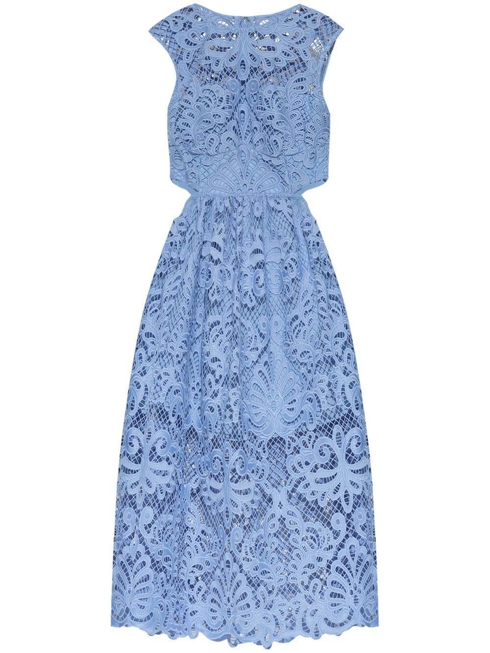 cut-out lace midi dress product image