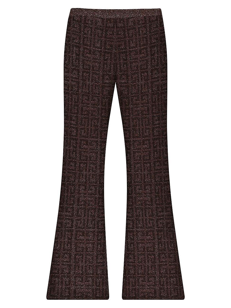 Womens Flare Pants In 4G Jacquard product image