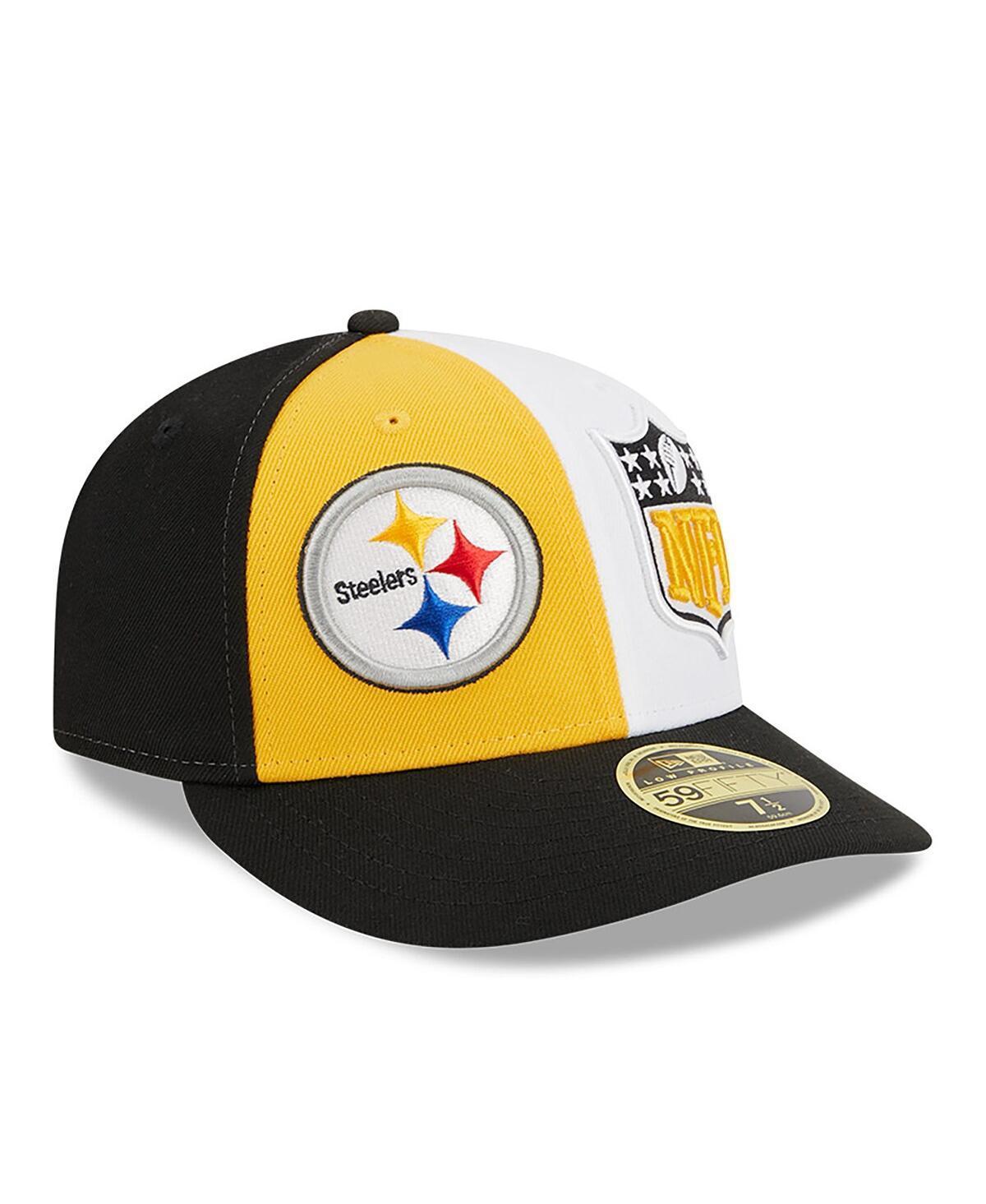 Mens New Era Gold Pittsburgh Steelers 2023 Sideline Low Profile 59FIFTY Fitted Hat - Gold Product Image