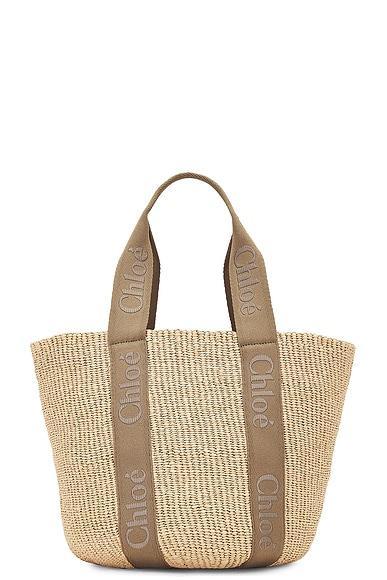 Woody Large Basket Tote Bag Product Image