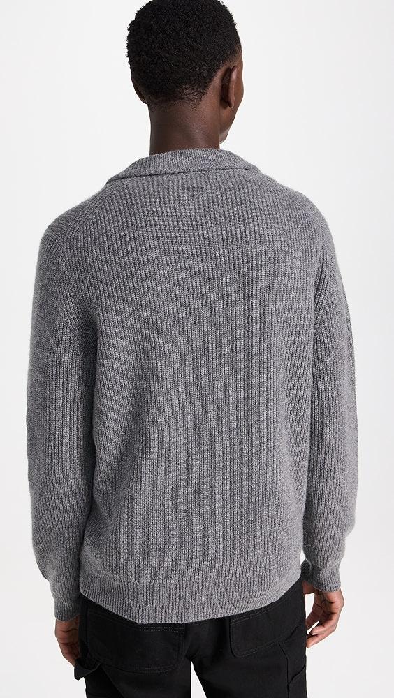 Alex Mill Ribbed Cardigan in Cashmere | Shopbop Product Image