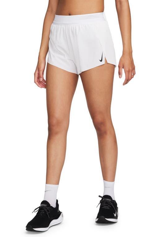 Nike Women's AeroSwift Dri-FIT ADV Mid-Rise Brief-Lined 3" Running Shorts Product Image